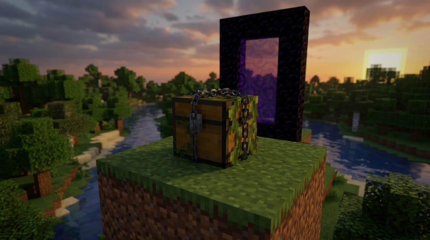 Illustration zum Artikel: Minecraft Demo: 100 Minuten und was gesperrt bleibt