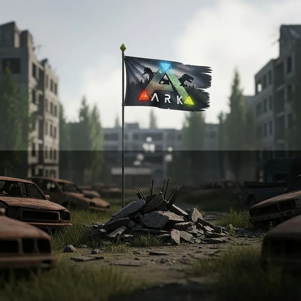 Immersive Illustration zum Thema: ARK Server mieten