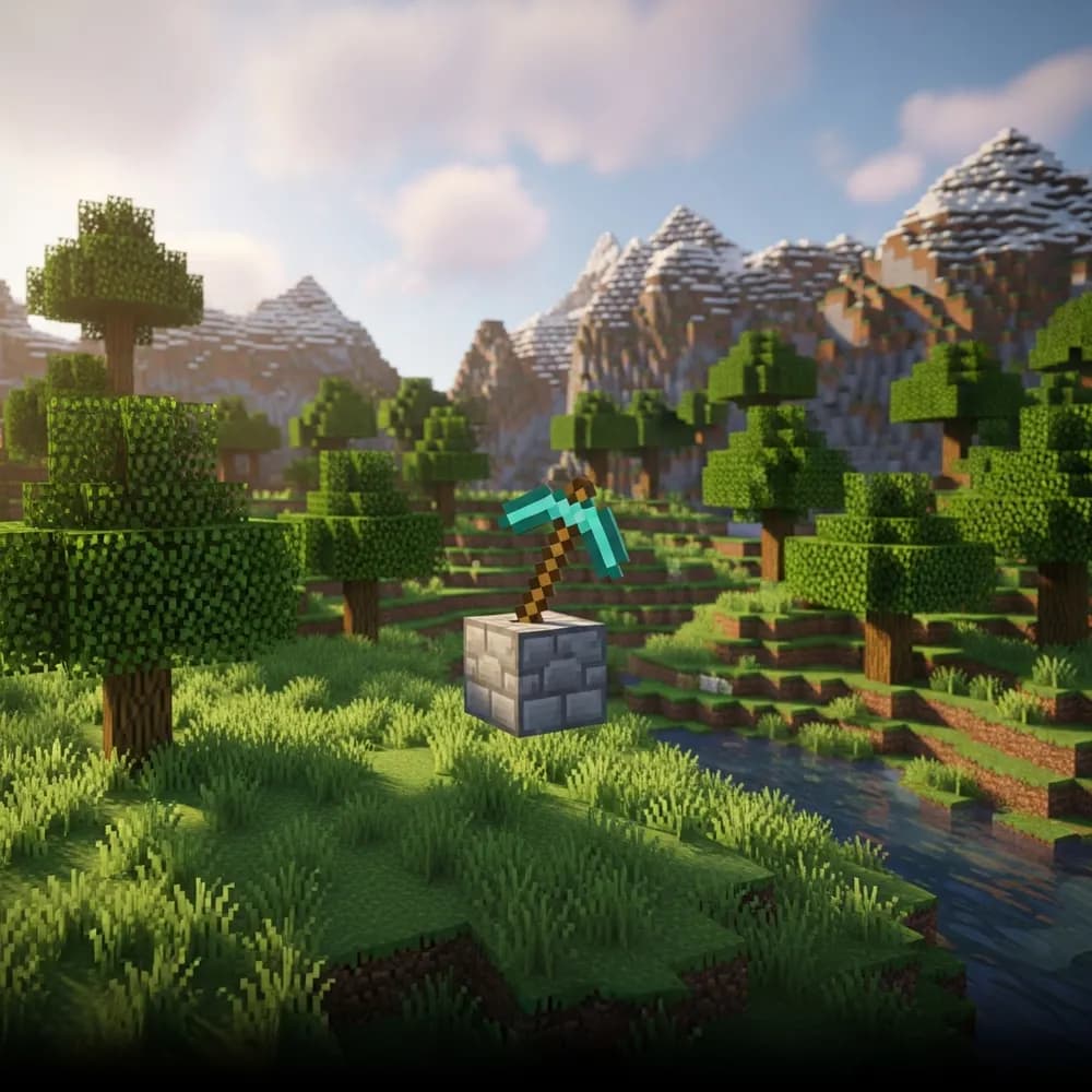 Illustration immersive du sujet : kostenloser Minecraft-Server