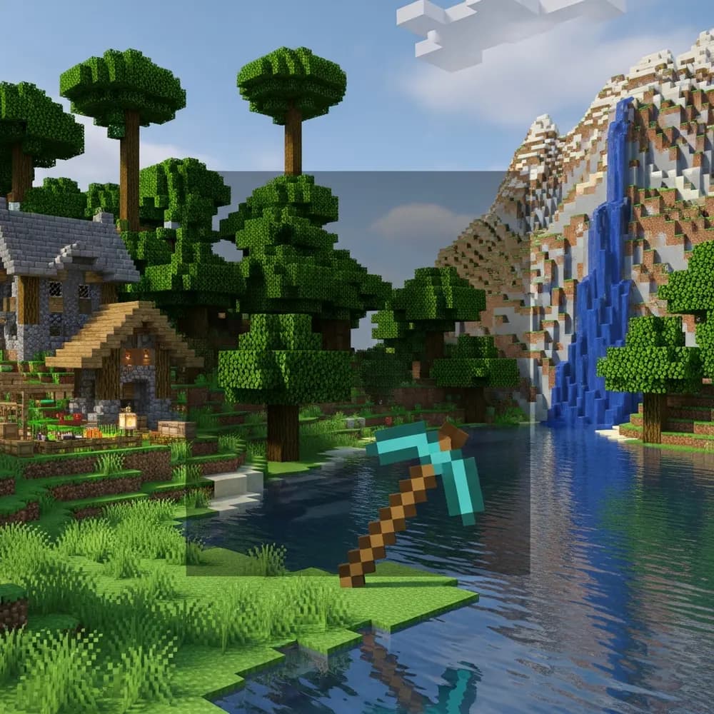 Illustration immersive du sujet : Minecraft Bedrock Server erstellen
