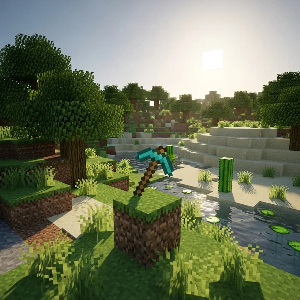 Illustration immersive du sujet : Minecraft-Server Hoster