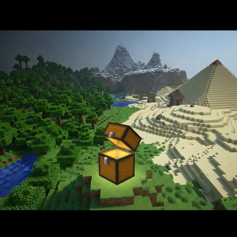 Immersive illustration of: Minecraft mini-games server
