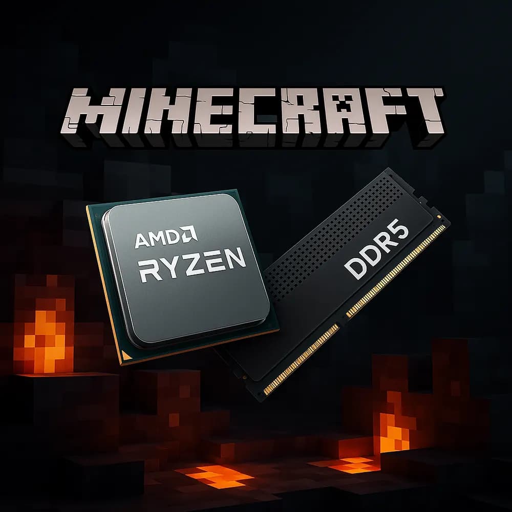optimized Minecraft server with Ryzen and DDR5