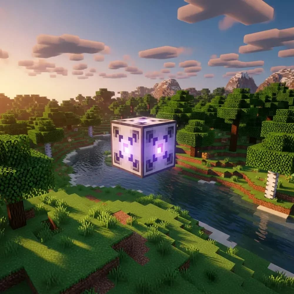 Illustration immersive du sujet : best Minecraft commands