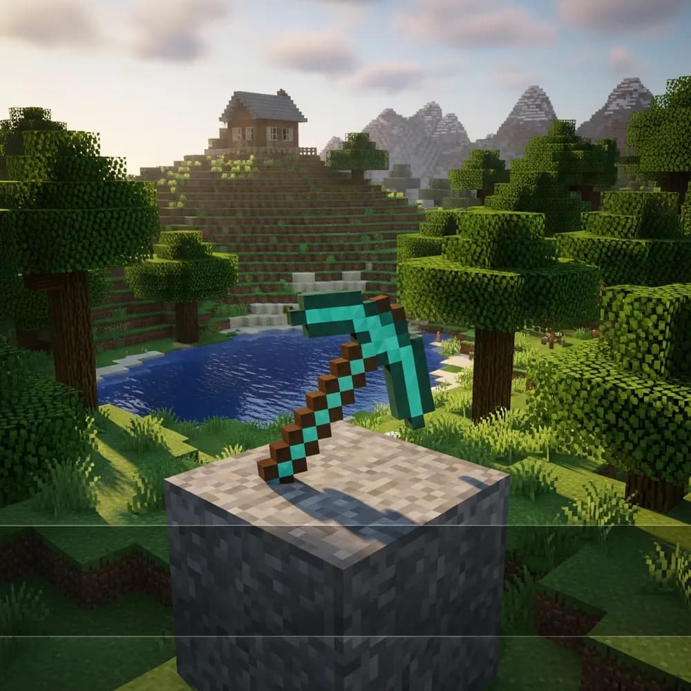 Immersive illustration of: managed Minecraft server hosting