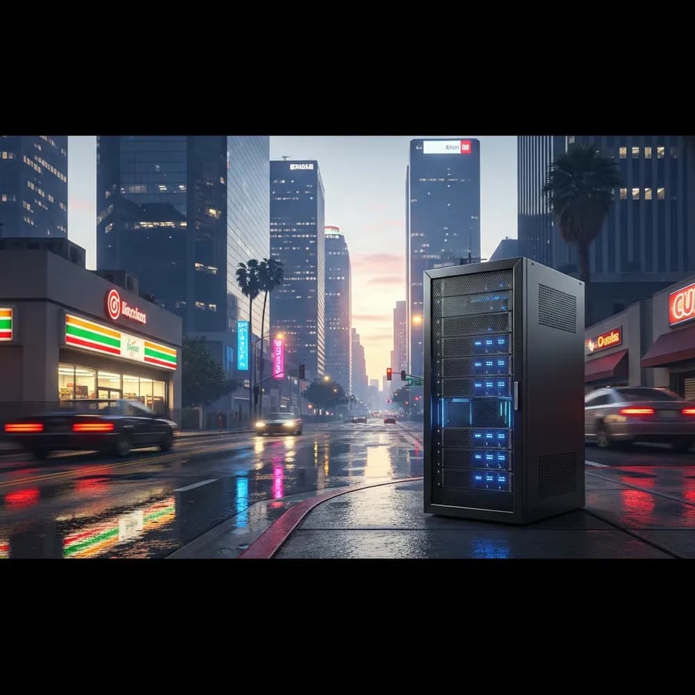 Illustration immersive du sujet : hebergeur FiveM