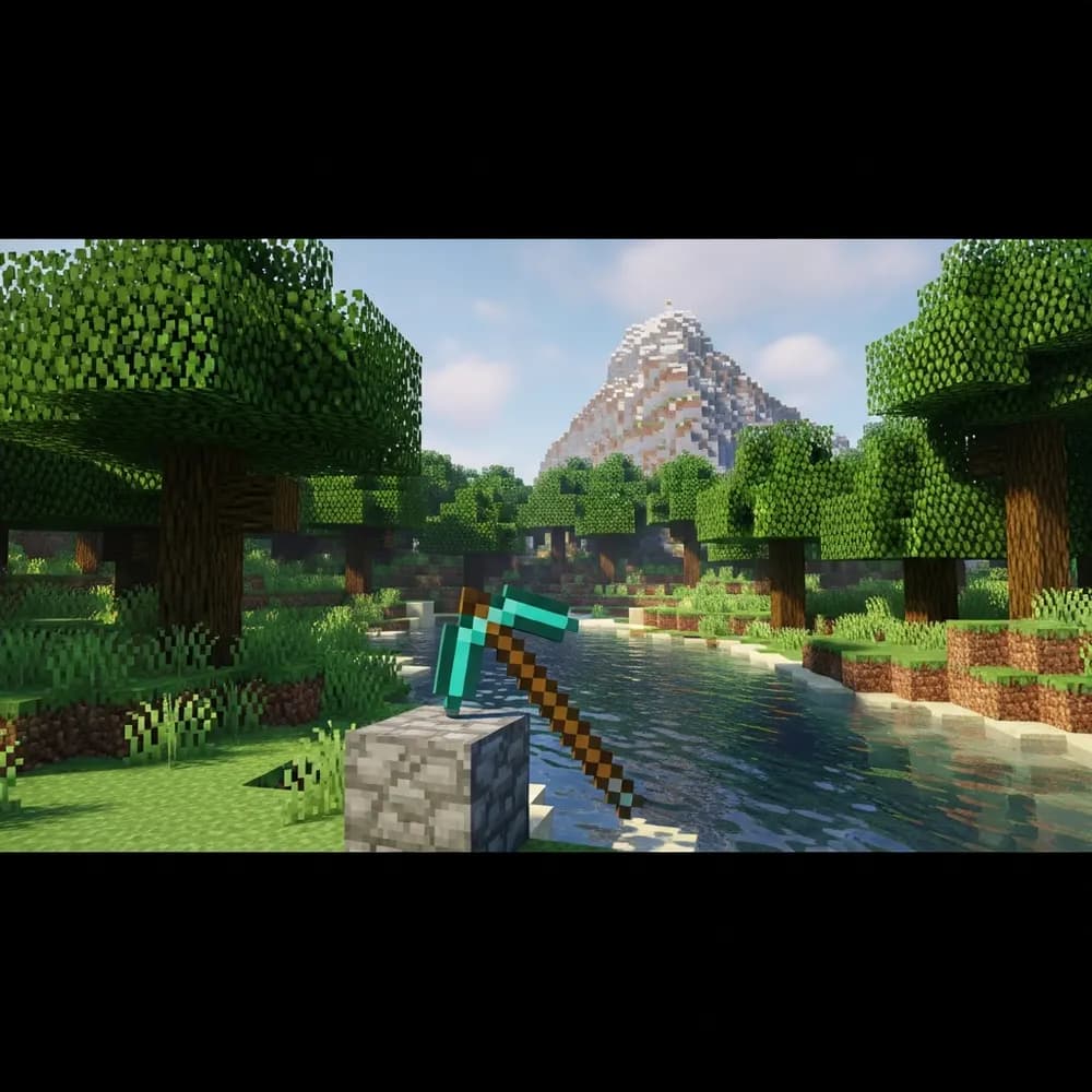 Illustration immersive du sujet : serveur Minecraft gratuit