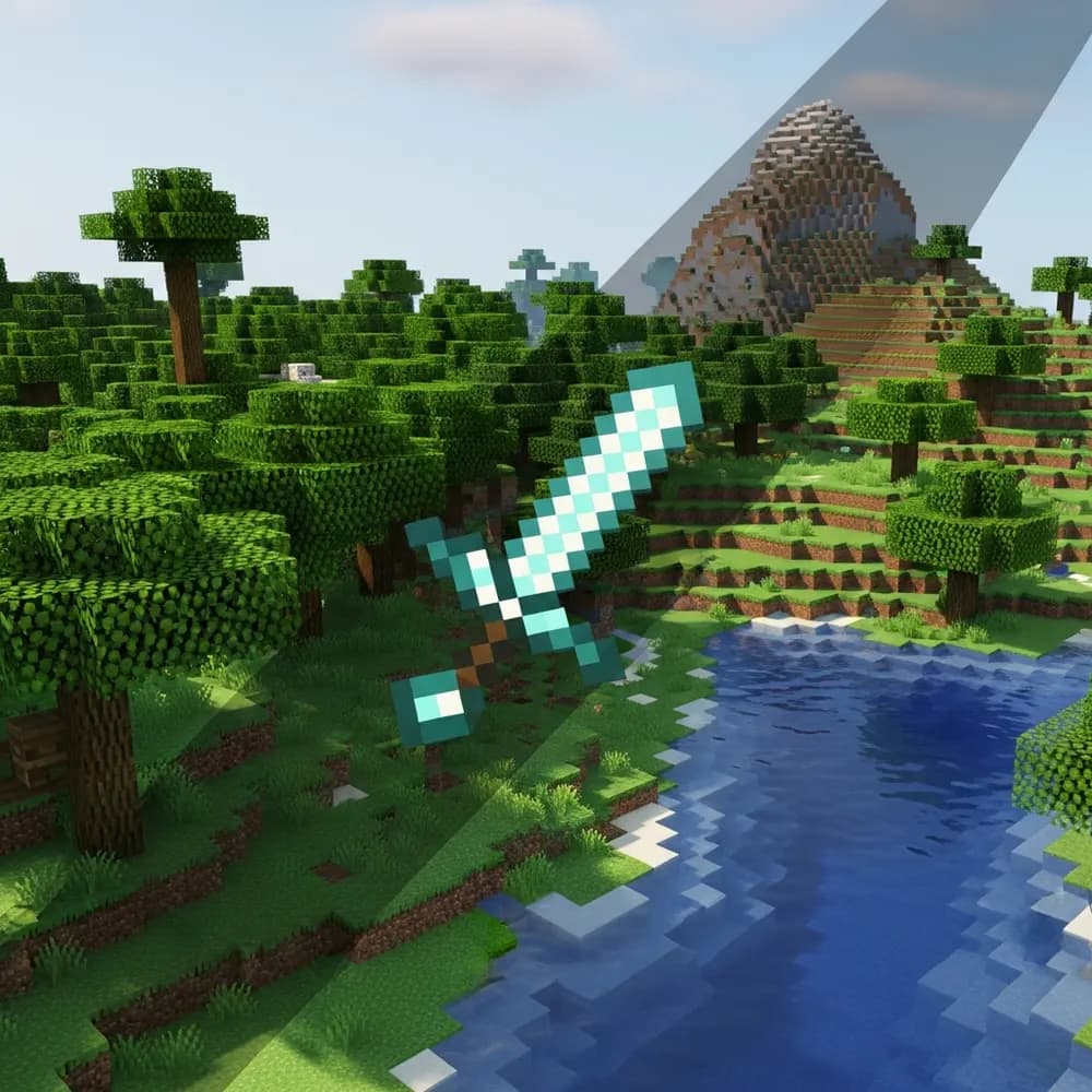 Illustration immersive du sujet : hébergeurs gratuits Minecraft