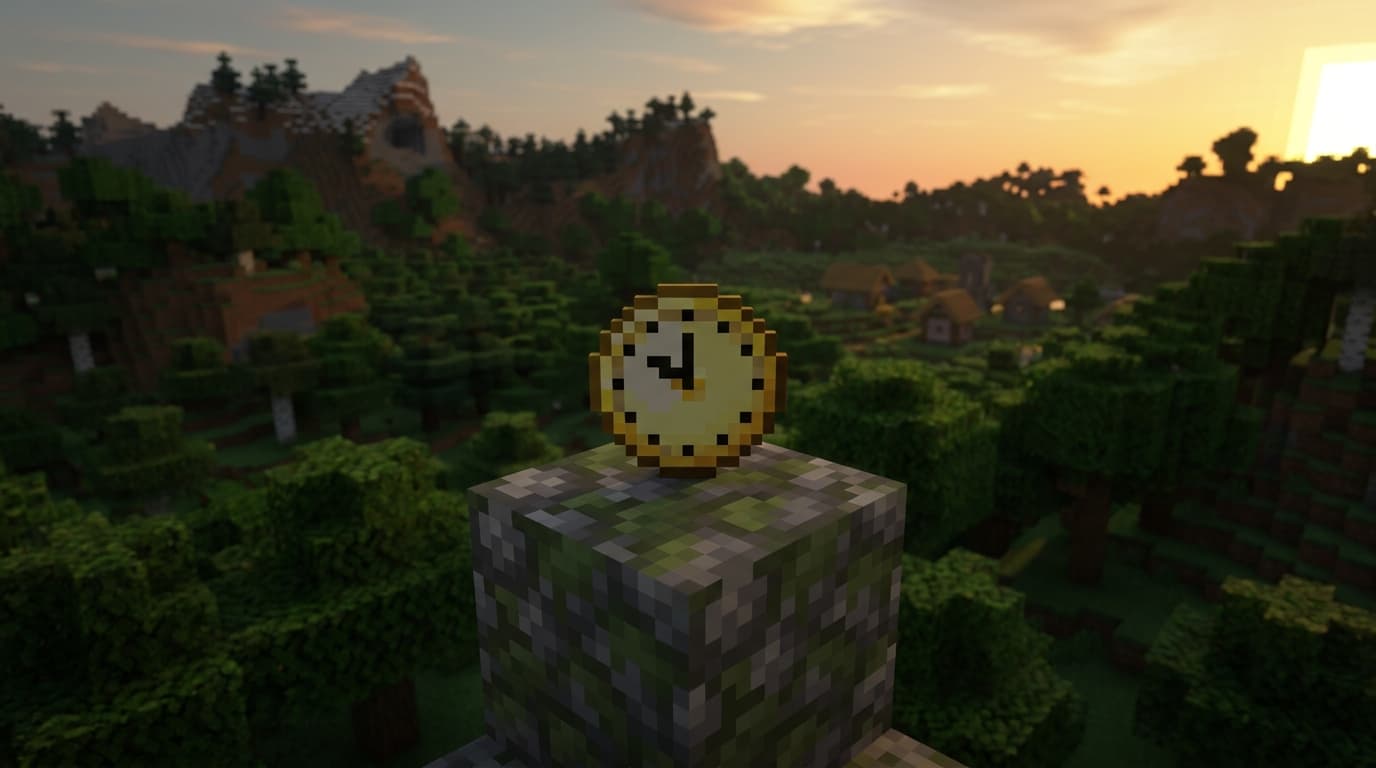 Illustration for the article: Minecraft demo mode: the 100 minutes limit explained