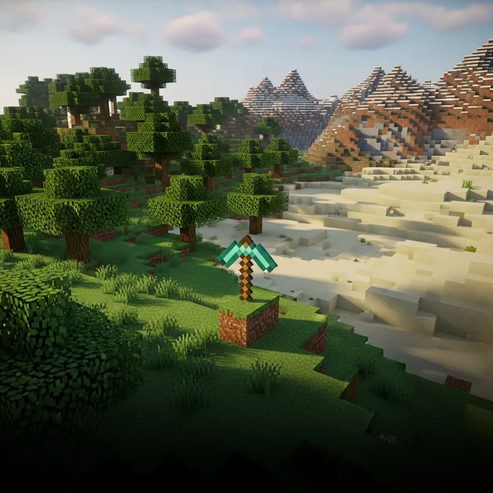Illustration immersive du sujet : kostenlose Minecraft-Server-Hoster