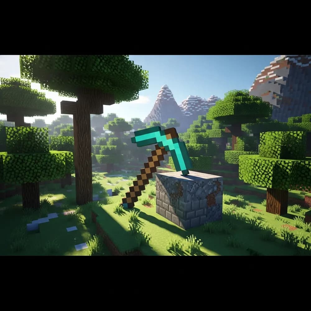 Immersive Illustration zum Thema: minecraft server erstellen