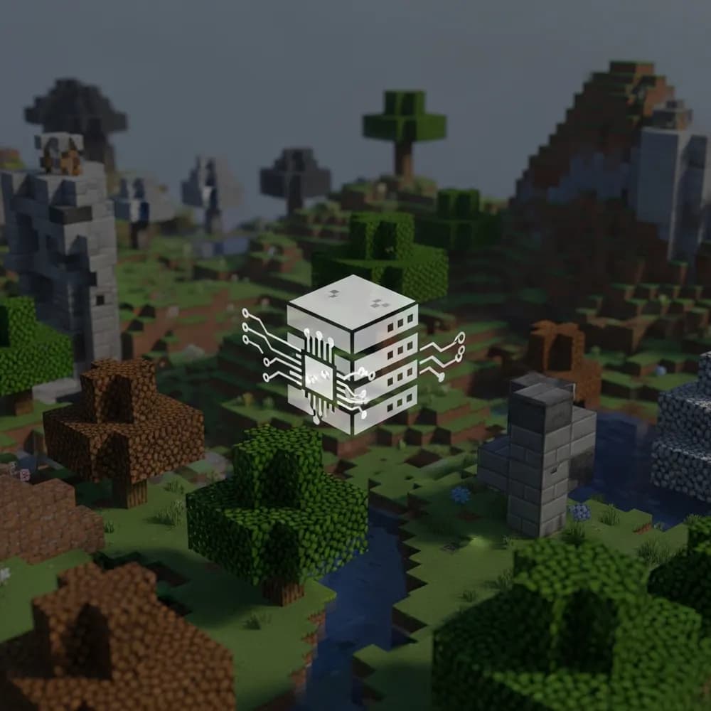 Immersive Illustration zum Thema: Minecraft Server optimieren