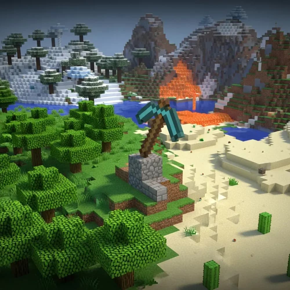 Illustration immersive du sujet : Farben Minecraft