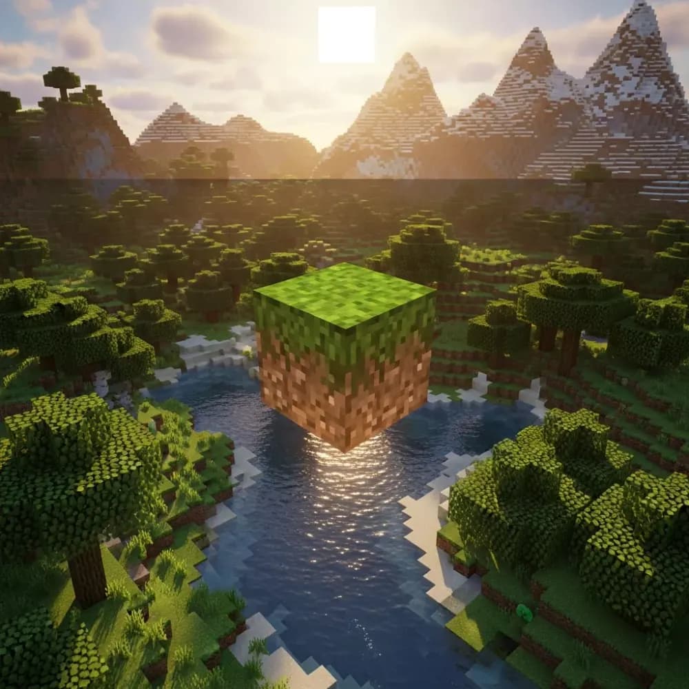 Illustration immersive du sujet : best Minecraft seeds
