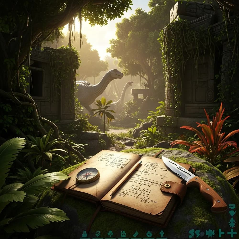 Immersive illustration of: configure ARK dedicated server