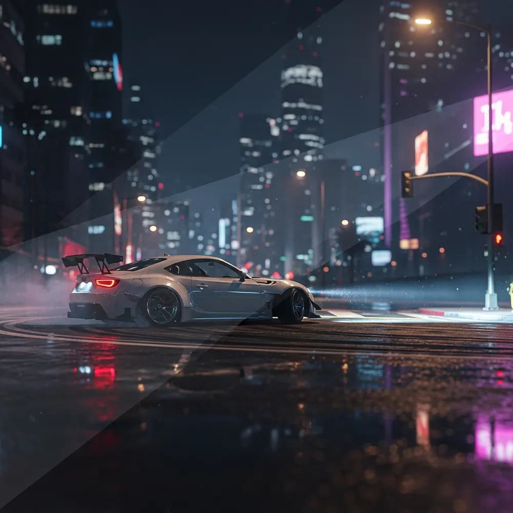 Immersive illustration of: FiveM drift server