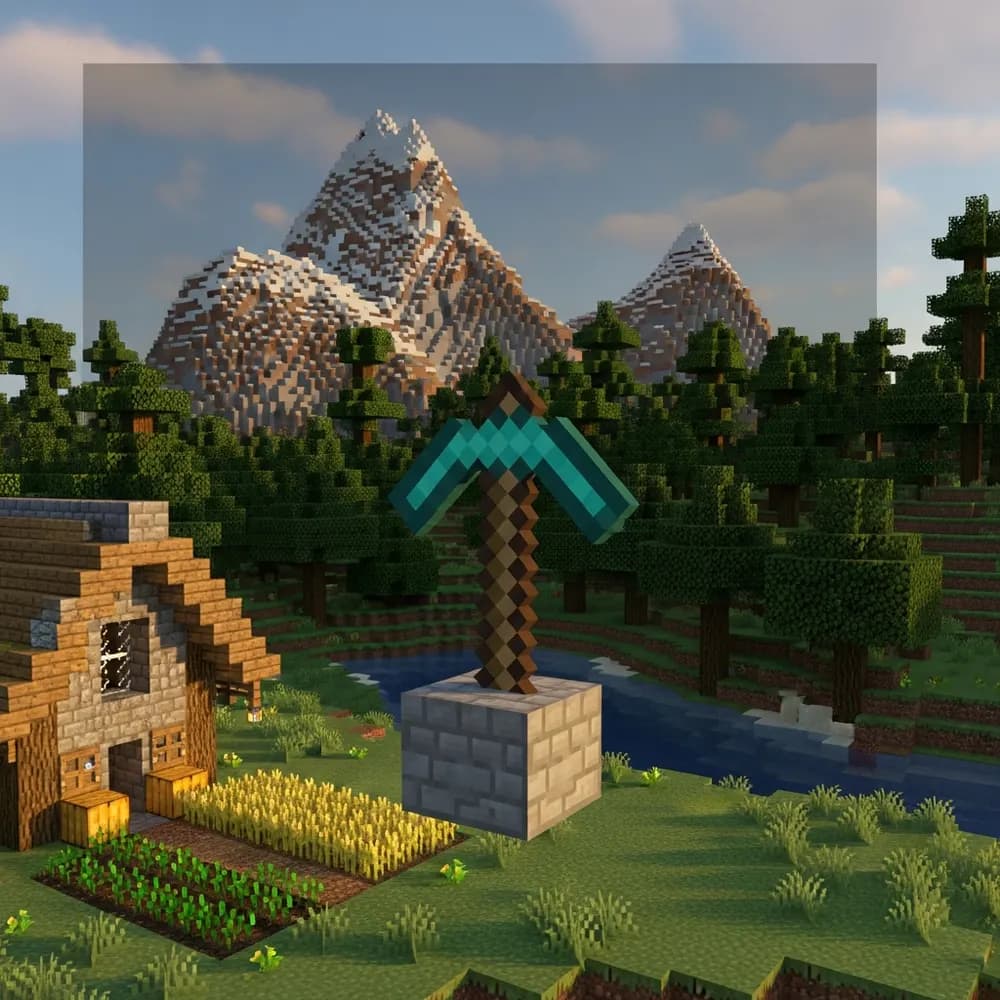 Immersive illustration of: free minecraft server rental