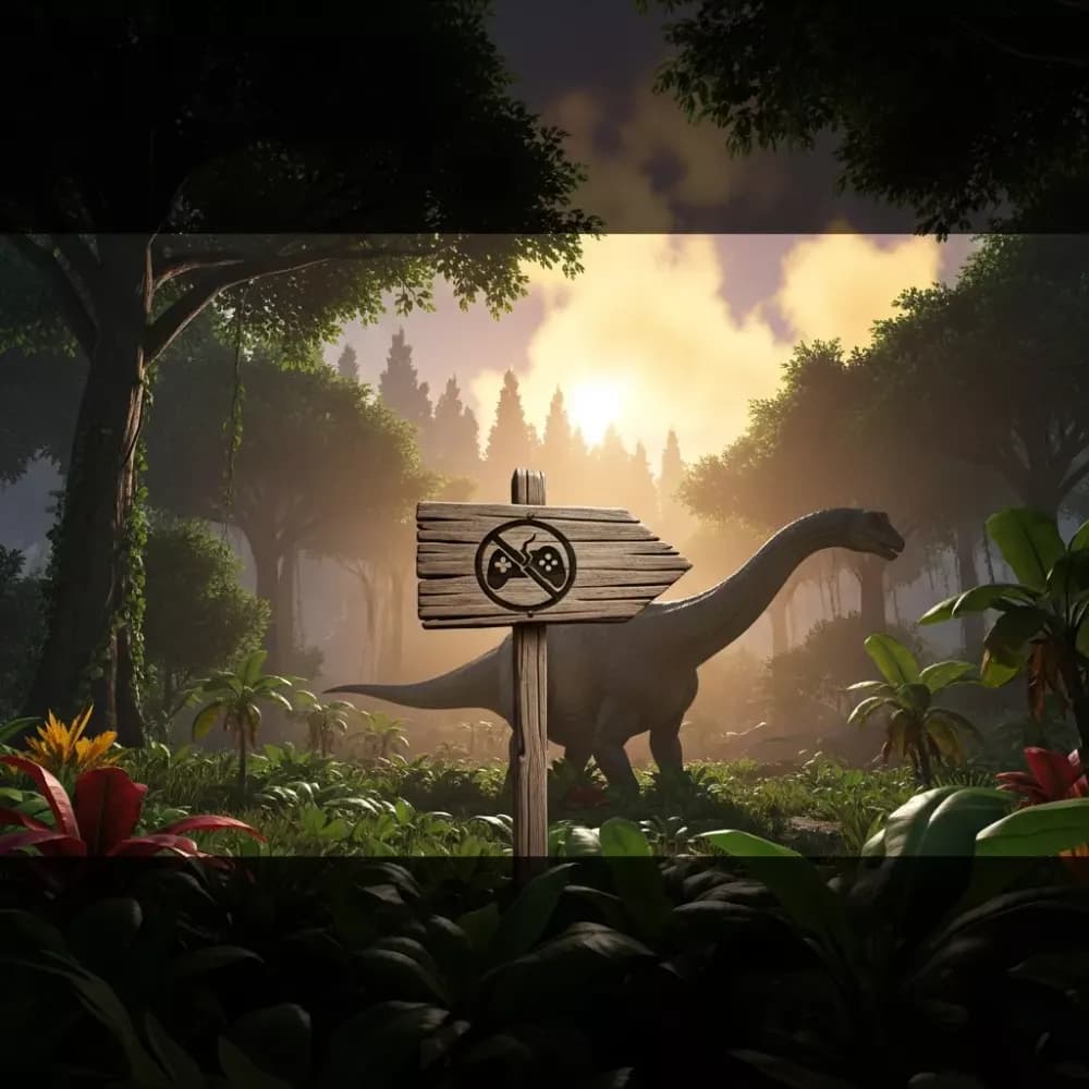 Immersive illustration of: non-dedicated ARK server