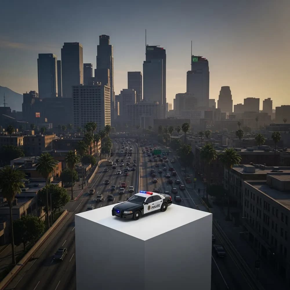 Illustration immersive du sujet : servidor GTA RP FiveM