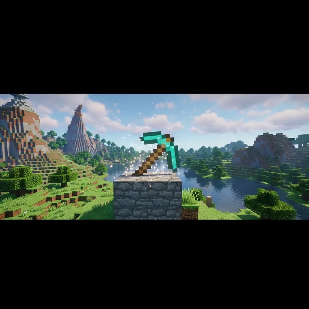 Illustration immersive du sujet : administrer serveur Minecraft