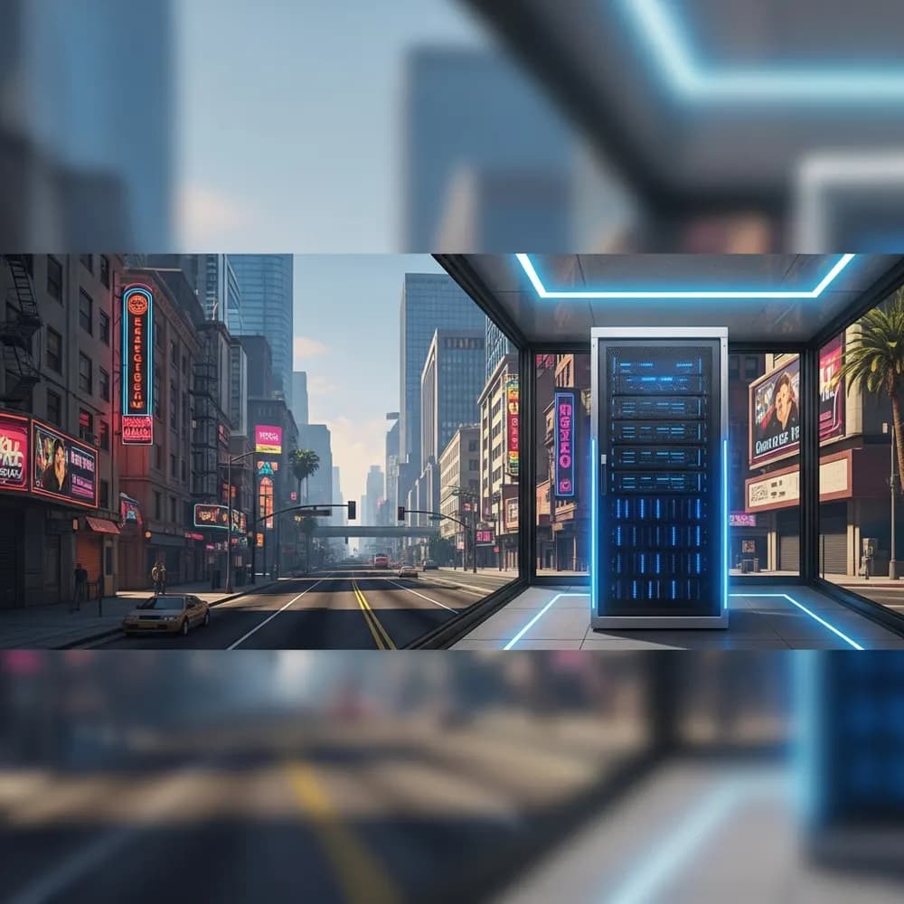 Illustration immersive du sujet : base serveur FiveM