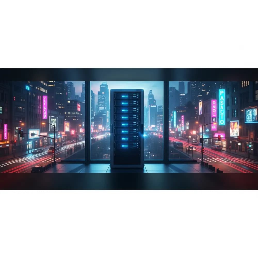 Illustration immersive du sujet : hébergement serveur FiveM dédié