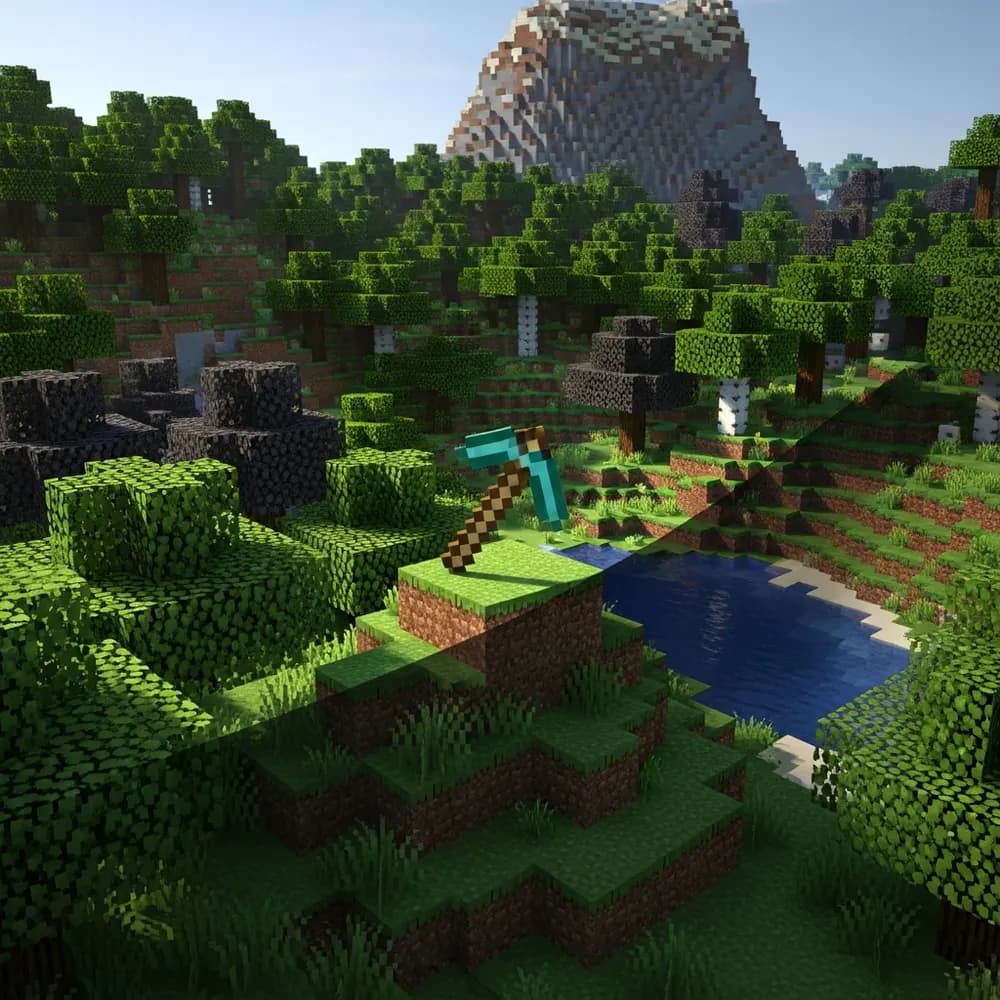 Illustration immersive du sujet : serveur Minecraft gratuit