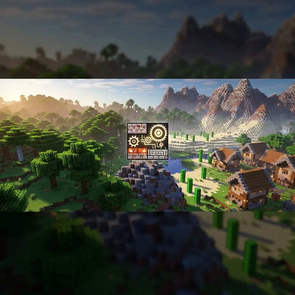 Illustration immersive du sujet : optimiser serveur Minecraft