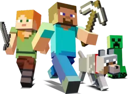 Personnage Minecraft, hébergement de serveur Minecraft chez Nexus Games