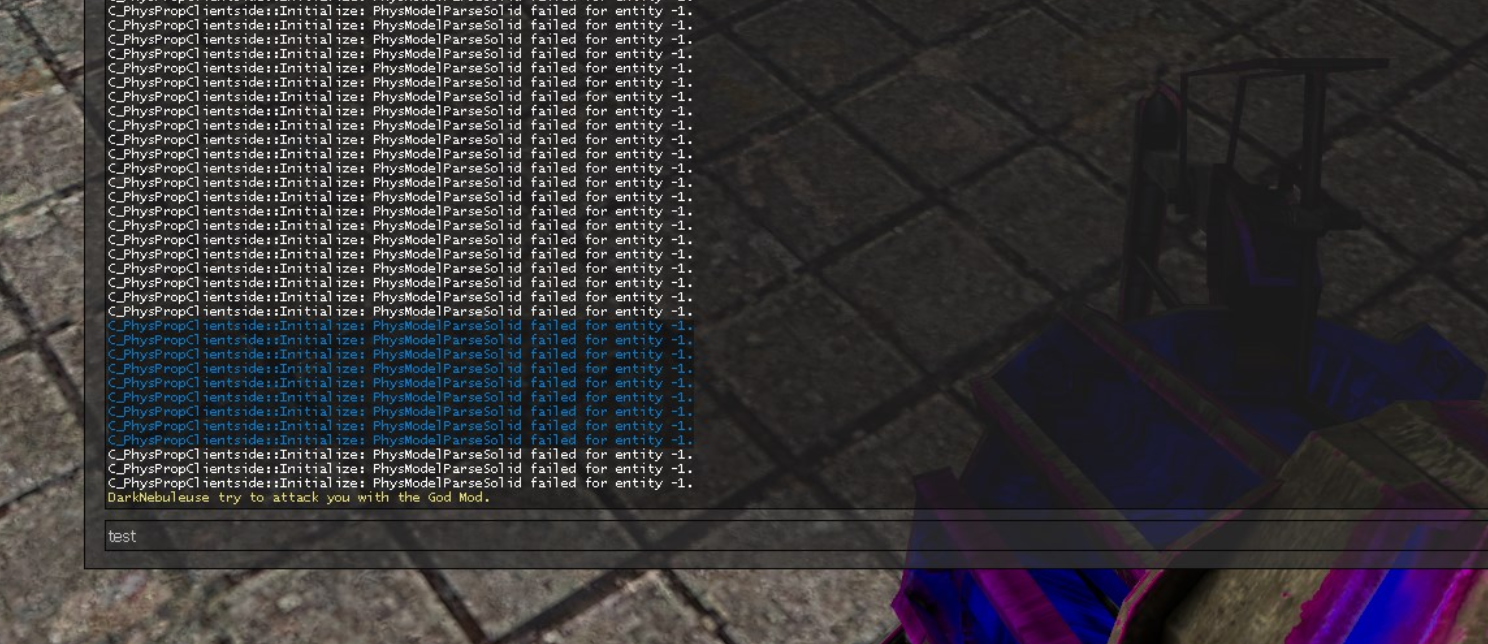 Comment activer la console sur GMod ?