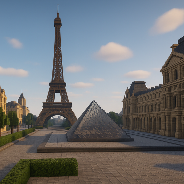 Recréer des lieux réels dans Minecraft : inspirations et tutoriels