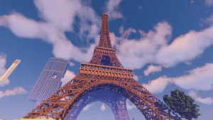 Tour Eiffel Minecraft