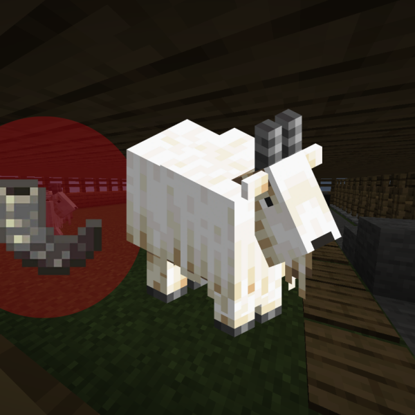 Goat horns in Minecraft