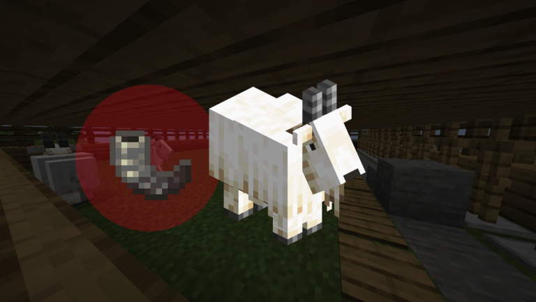 Goat horns in Minecraft