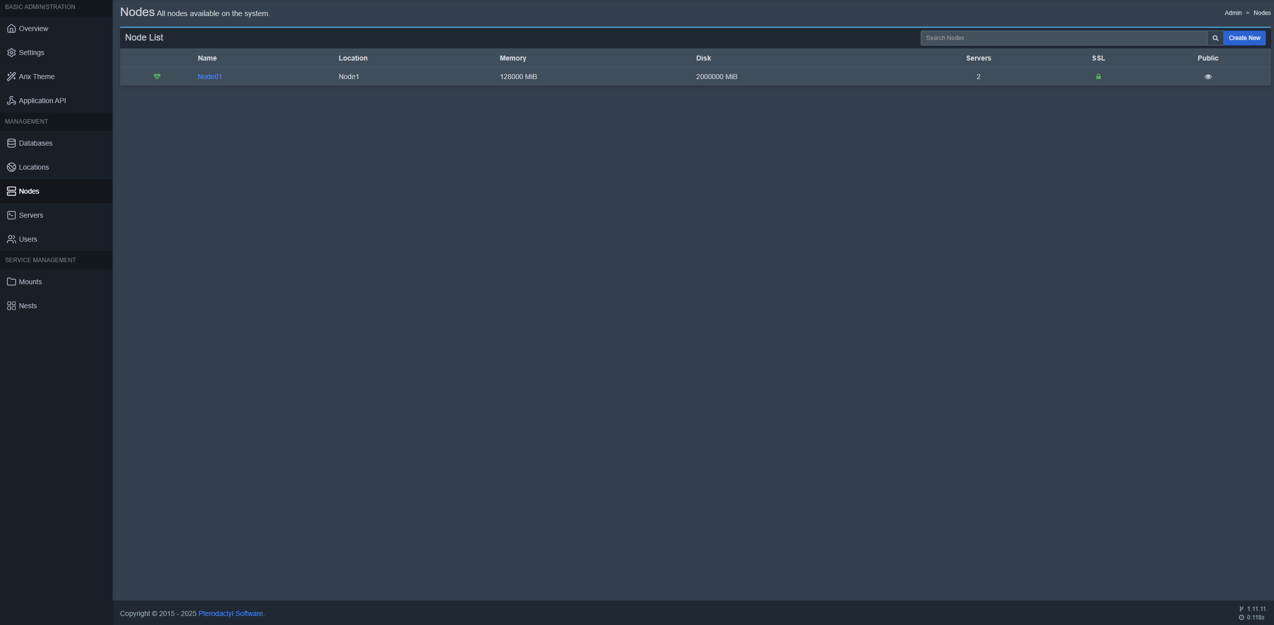 Node VPS NexusPanel