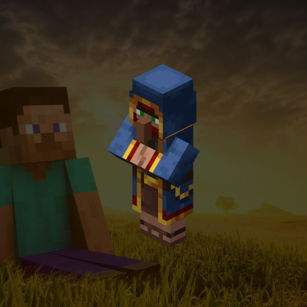 wandering trader in Minecraft