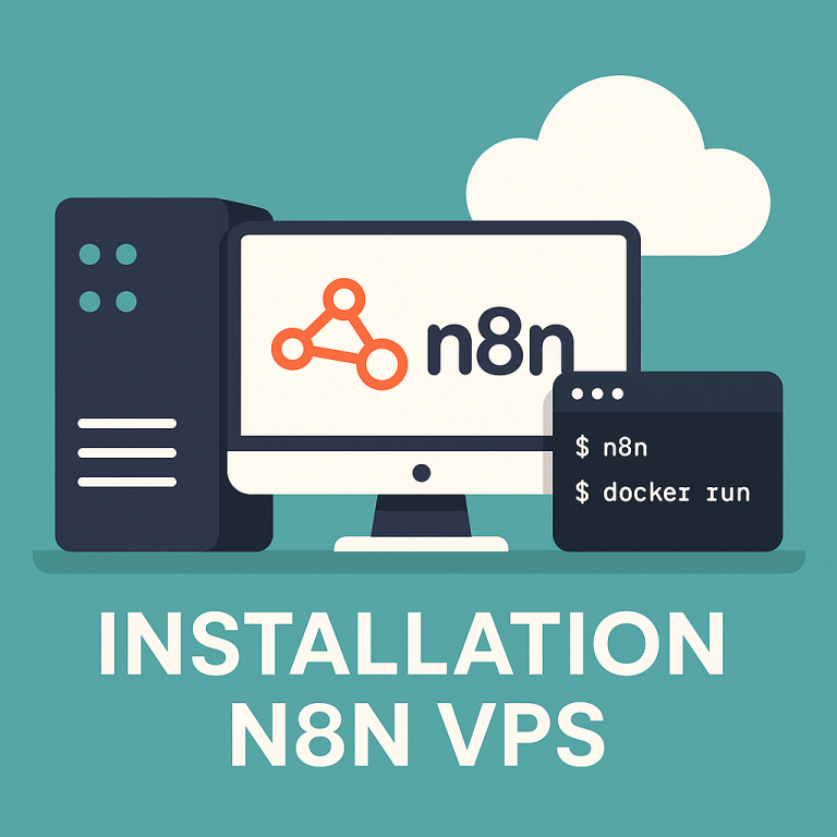 Illustration VPS Linux avec installation n8n