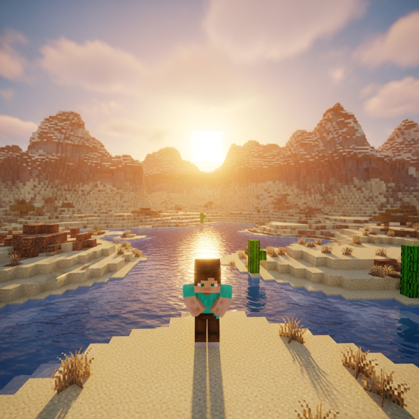 Illustration immersive du sujet : mourir de faim minecraft