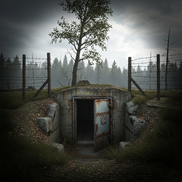 Illustration immersive du sujet : enter bunker DayZ