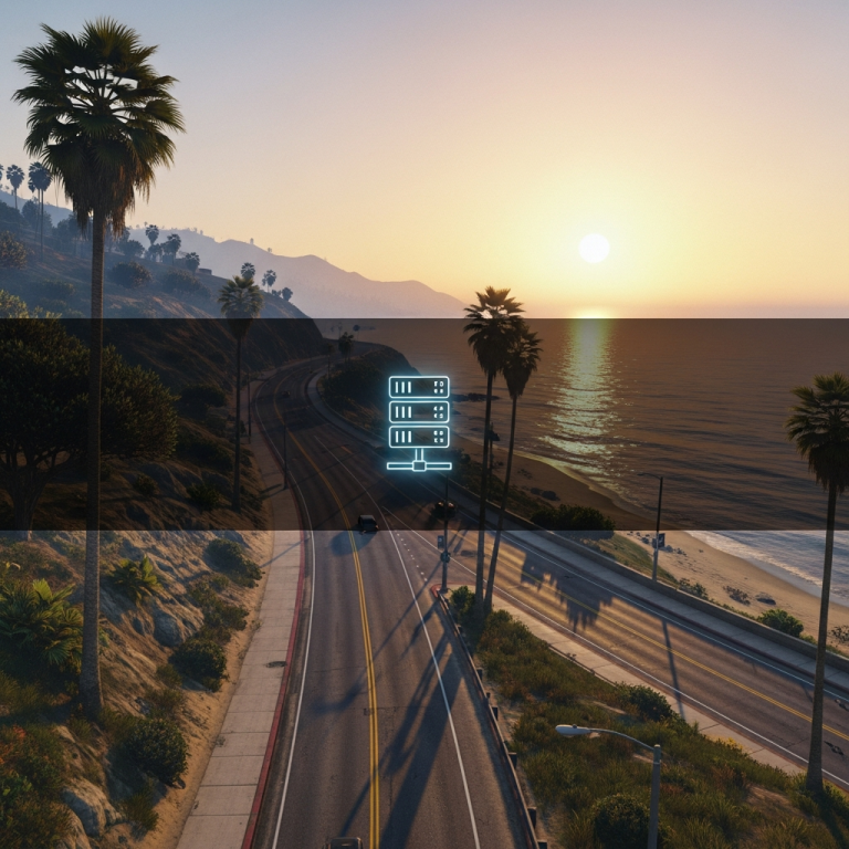 Illustration immersive du sujet : install FiveM server