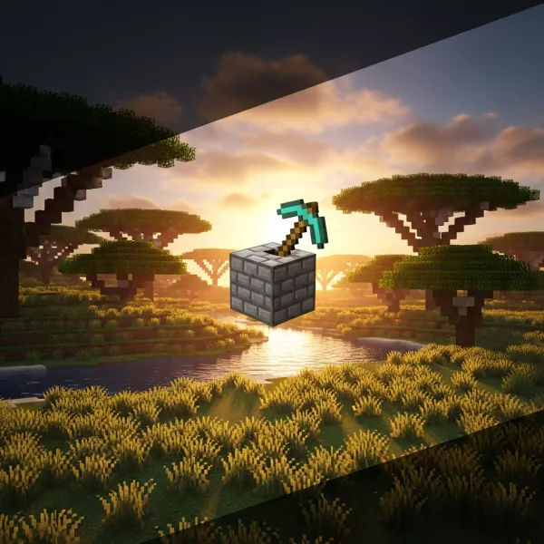 Illustration immersive du sujet : minecraft vs minecraft bedrock