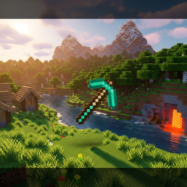 Illustration immersive du sujet : meilleure version Minecraft