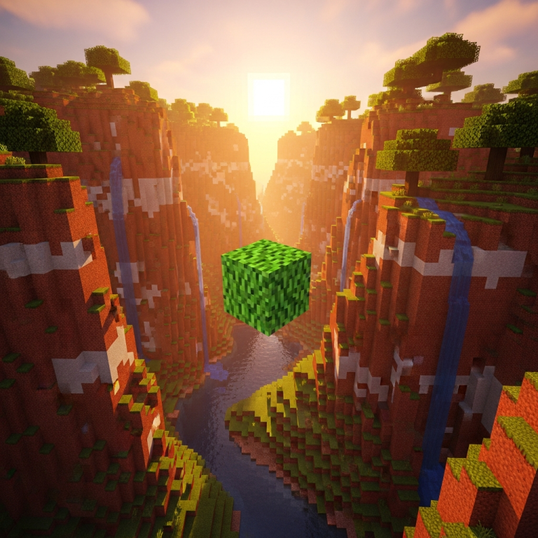 Illustration immersive du sujet : besten Minecraft Seeds
