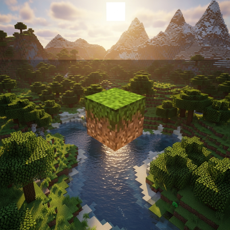 Illustration immersive du sujet : best Minecraft seeds