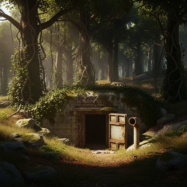 Illustration immersive du sujet : Bunker DayZ betreten