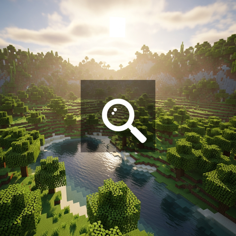 Illustration immersive du sujet : dorf in minecraft finden