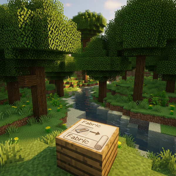 Illustration immersive du sujet : instalar Fabric Minecraft