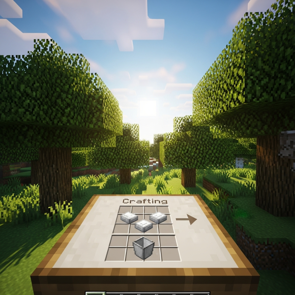 Illustration immersive du sujet : créer un seau Minecraft