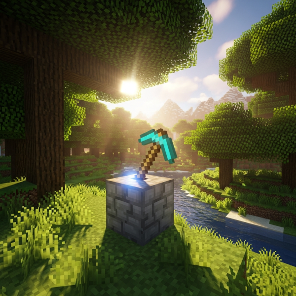 Illustration immersive du sujet : installer serveur Minecraft VPS Linux