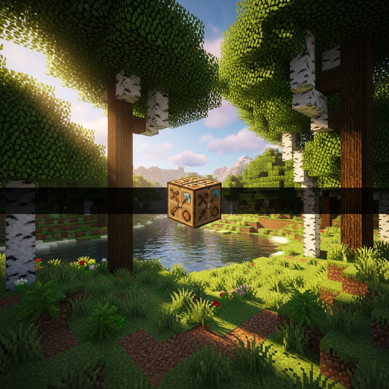 Illustration immersive du sujet : install Fabric Minecraft